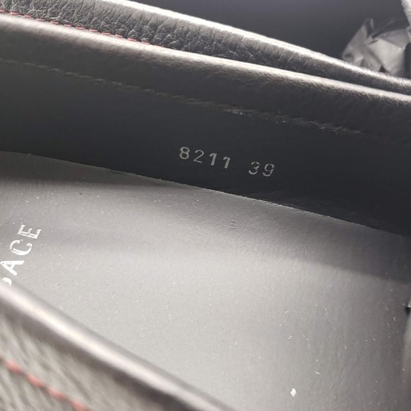 Versace Medusa Leather Loafers Moccasin Black - 39 - Picture 8 of 10